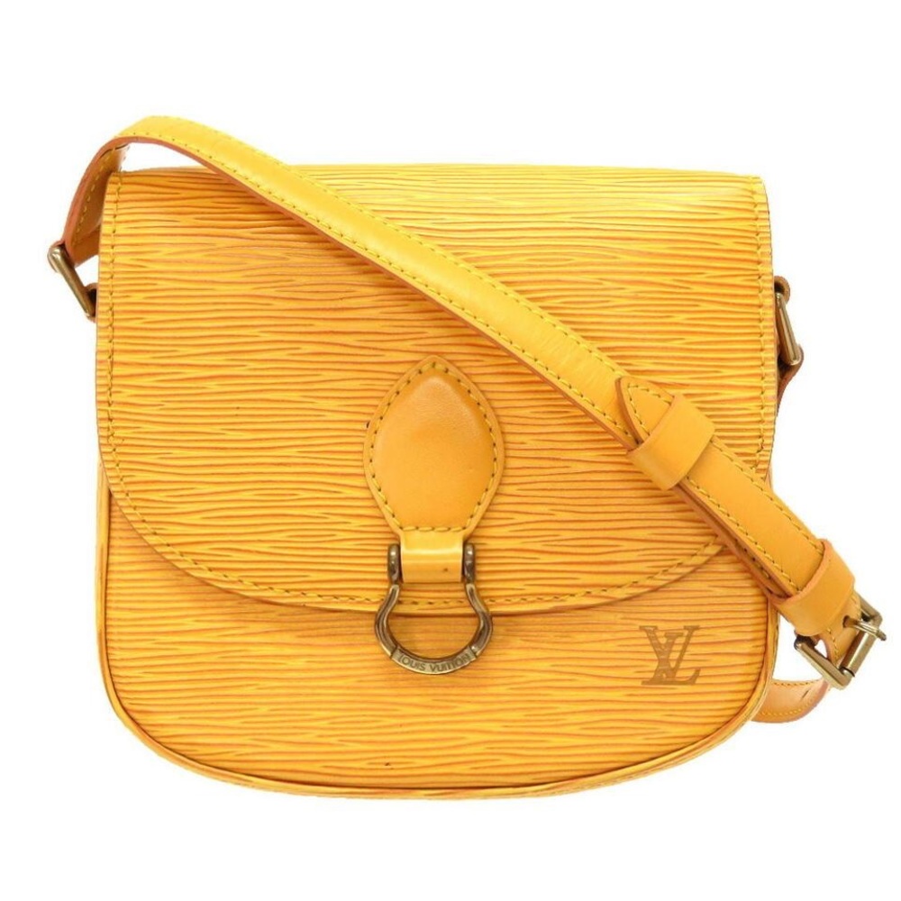 Louis Vuitton Saint-Cloud Mini Tassiri Yellow Epi Leather shoulder bag.